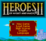 Heroes of Might and Magic II Title Screen